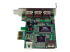 StarTech.com 4 Port PCI Express Low Profile High Speed USB Card - Højre side