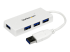 StarTech.com 4 Port USB 3.0 Hub - Højre vinkel