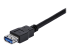 StarTech.com 1m Black SuperSpeed USB 3.0 Extension Cable A to A - Nærbillede