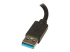 StarTech.com USB 3.0 to Dual HDMI Adapter, 1x 4K 30Hz & 1x 1080p, External Video & Graphics Card, USB Type-A to HDMI Dual Monitor Display Adapter Dongle, Supports Windows Only, Black - Nærbillede