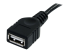 StarTech.com 3 ft Black USB 2.0 Extension Cable A to A - Nærbillede