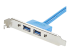 StarTech.com 2 Port USB 3.0 A Female Slot Plate Adapter - Nærbillede