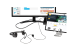 StarTech.com USB C Multiport Adapter, USB-C Mini Dock, USB-C to 4K 60Hz HDMI 2.0, With 100W Power Delivery Pass-Through Charging, 3-Port USB 3.0 Hub, Audio, USB Type-C Multiport Adapter - Højre vinkel