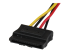 StarTech.com 12in LP4 to 2x Latching SATA Power Y Cable Splitter Adapter - Nærbillede