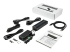 StarTech.com 10 Port USB Hub with Power Adapter, Surge Protection, Metal Industrial USB 3.0 Data Transfer Hub, Din Rail, Wall or Desk Mountable, High Speed USB 3.1/ USB 3.2 Gen 1 5Gbps Hub - Højre vinkel