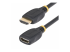 StarTech.com 6.6ft HDMI 2.0 Extension Cable, 4K 60Hz, M/F - Højre vinkel