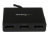 StarTech.com 3-Port Multi Monitor Adapter, DisplayPort 1.2 MST Hub, Dual 4K 30Hz & 1x 1080p, Video Splitter for Extended Desktop Mode on Windows PCs Only, DP to 3x DP Monitors MST Hub - Nærbillede