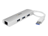 StarTech.com 3-Port USB 3.0 Hub with Gigabit Ethernet - Tilbage