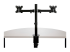 StarTech.com Desk Mount Dual Monitor Arm, Desk Clamp / Grommet VESA Monitor Mount for up to 32 inch Displays, Ergonomic Articulating Monitor Arm, Height Adjustable/Tilt/Swivel/Rotating - Tilbage