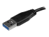 StarTech.com 15cm 6in Short Slim USB 3.0 A to Micro B Cable M/M - Nærbillede