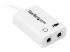 StarTech.com 4 Position Microphone and Headphone Splitter 3.5 mm 4 Pin / 4 Pole Mic and Audio Combo Splitter Cable (MUYHSMFFADW) - Nærbillede