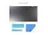 StarTech.com 22-inch 16:9 Computer Monitor Privacy Filter, Anti-Glare Privacy Screen with 51% Blue Light Reduction, Black-out Monitor Screen Protector w/+/- 30 deg. Viewing Angle, Matte and Glossy Sides (2269-PRIVACY-SCREEN) - Forside