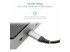 StarTech.com 20" (50cm) USB C Cable 10Gbps, USB 3.1/3.2 Gen 2 Type-C Cable, 100W (5A) Power Delivery Charging, DP Alt Mode, USB-C to C Cord, For USB-C Laptop, Phone, Device, Charge/Sync - Nærbillede
