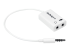 StarTech.com 4 Position Microphone and Headphone Splitter 3.5 mm 4 Pin / 4 Pole Mic and Audio Combo Splitter Cable (MUYHSMFFADW) - Højre vinkel