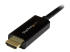 StarTech.com 6.5 ft / 2m DisplayPort to HDMI converter cable - Nærbillede