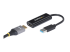 StarTech.com USB 3.0 to HDMI Adapter, 1080p (1920x1200), Slim/Compact USB to HDMI Display Adapter Converter for Monitor, USB Type-A External Video & Graphics Card, Black, Windows Only - Højre vinkel