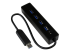 StarTech.com 4-Port USB 3.0 Hub with Built-in Cable - Højre vinkel