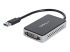 StarTech.com USB 3.0 to DVI Adapter with 1 Port USB Hub - Venstre vinkel
