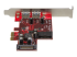 StarTech.com 4 Port PCI Express USB 3.0 Card - Højre vinkel