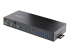 StarTech.com 16-Port Industrial USB 3.0 Hub 5Gbps, Metal, DIN/Surface/Rack Mountable, ESD Protection, Terminal Block Power, up to 120W Shared USB Charging, Dual-Host Hub/Switch (5G16AINDS-USB-A-HUB) - Højre vinkel