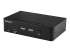 StarTech.com 2 Port DisplayPort KVM Switch, 4K 60Hz, Single Display, Dual Port UHD DP 1.2 USB KVM Switch with Integrated USB 3.0 Hub and Audio, Dell, HP, Apple, Lenovo, TAA Compliant - Højre vinkel