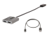 StarTech.com DP to Dual HDMI MST HUB, Dual HDMI 4K 60Hz, DisplayPort Multi Monitor Adapter with 1ft (30cm) Cable, DP 1.4 Multi Stream Transport Hub, DSC | HBR3, DP to 2x HDMI Ports - Venstre vinkel