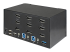 StarTech.com 2 Port Triple Monitor DisplayPort KVM Switch, 4K 60Hz UHD HDR, Desktop 4K DP 1.2 KVM with 2 Port USB 3.0 Hub (5Gbps) & 4x USB 2.0 HID Ports, Audio, Hotkey Switching, TAA - Nærbillede