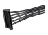 StarTech.com 15.7 in (400 mm) SATA Power Splitter Adapter Cable - Nærbillede