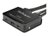 StarTech.com 2 Port HDMI KVM Switch, 4K 60Hz, Compact Dual Port UHD/Ultra HD USB Desktop KVM Switch with Integrated 4ft Cables & Audio, Bus Powered & Remote Switching, MacBook ThinkPad - Nærbillede