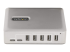 StarTech.com 7-Port USB-C Hub, 5x USB-A + 2x USB-C, Self-Powered w/ 65W Power Supply, USB 3.1 10Gbps Hub w/ BC1.2 Charging, Desktop/Laptop USB Hub with 3ft Locking USB-IF Certified Cable - Forside