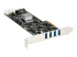 StarTech.com 4 Port USB 3.0 PCIe Card w/ 4 Dedicated Channels - Venstre vinkel
