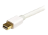 StarTech.com 3m (10 ft) White Mini DisplayPort Cable - Højre vinkel