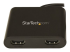 StarTech.com USB 3.0 to Dual HDMI Adapter, 1x 4K 30Hz & 1x 1080p, External Video & Graphics Card, USB Type-A to HDMI Dual Monitor Display Adapter Dongle, Supports Windows Only, Black - Nærbillede