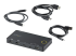 StarTech.com 2 Port Hybrid USB-A + HDMI & USB-C KVM Switch, Single 4K 60Hz HDMI 2.0 Monitor, Compact Desktop and/or Laptop HDMI KVM Switch, USB Bus Powered, Thunderbolt 3 Compatible - Højre vinkel