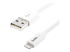 StarTech.com 2m (6ft) Long White Apple 8-pin Lightning Connector to USB Cable for iPhone / iPod / iPad - Nærbillede