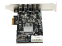StarTech.com 4 Port USB 3.0 PCIe Card w/ 4 Dedicated Channels - Højre vinkel