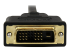 StarTech.com 1m (3.3 ft) Mini HDMI to DVI Cable, DVI-D to HDMI Cable (1920x1200p), 19 Pin HDMI Mini (C) Male to DVI-D Male, Digital Monitor Cable Adapter M/M, Single Link, Black - Nærbillede