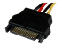 StarTech.com 12in SATA to LP4 Power Cable Adapter F/M - Nærbillede