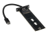 StarTech.com M.2 SSD Enclosure for M.2 SATA Drives - Højre vinkel