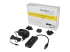 StarTech.com 4 Port USB 3.0 Hub SuperSpeed 5Gbps with Fast Charge Portable USB 3.1/USB 3.2 Gen 1 Type-A Laptop/Desktop Hub, USB Bus Power or Self Powered for High Performance, Mini/Compact - Højre vinkel