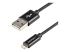 StarTech.com 2m (6ft) Long Black Apple® 8-pin Lightning Connector to USB Cable for iPhone / iPod / iPad - Højre vinkel