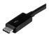 StarTech.com 1m (3.3ft) Thunderbolt 3 Cable, 20Gbps, 100W PD, 4K Video, Thunderbolt-Certified, Compatible w/ TB4/USB 3.2/DisplayPort - Nærbillede