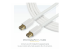 StarTech.com 3m (10 ft) White Mini DisplayPort Cable - Højre vinkel