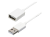 StarTech.com 1m White USB 2.0 Extension Cable Cord - Højre vinkel