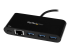 StarTech.com 3 Port USB-C Hub with Gigabit Ethernet & 60W Power Delivery Passthrough Laptop Charging, USB-C to 3x USB-A (USB 3.0 SuperSpeed 5Gbps), USB 3.1/USB 3.2 Gen 1 Type-C Adapter Hub - Nærbillede
