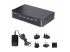 StarTech.com 4-Port DisplayPort 1.4 KVM Switch, 8K 60Hz / 4K 144Hz, 2x USB 3.0 Ports, 4x USB 2.0 Ports, Hotkey Switching, TAA Compliant (D86A2-4-PORT-8K-KVM) - Højre vinkel