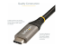 StarTech.com 20" (50cm) USB C Cable 10Gbps, USB 3.1/3.2 Gen 2 Type-C Cable, 100W (5A) Power Delivery Charging, DP Alt Mode, USB-C to C Cord, For USB-C Laptop, Phone, Device, Charge/Sync - Nærbillede