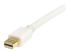 StarTech.com 2m 6 ft White Mini DisplayPort to DisplayPort 1.2 Adapter Cable M/M - Nærbillede