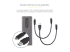 StarTech.com USB-C 10Gbps to M.2 NVMe or M.2 SATA SSD Enclosure, Tool-free M.2 PCIe/SATA NGFF SSD Enclosure, Portable Aluminum Case, USB Type-C & USB-A Host Cables, For 2230/2242/2260/2280 - Forside