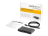 StarTech.com USB C Dock, 4K Dual Monitor HDMI Display, Mini Laptop Docking Station, 100W Power Delivery Passthrough, GbE, 2-Port USB-A Hub, USB Type-C Multiport Adapter,3.3' Cable, Dual 4K - Højre vinkel